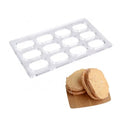 12 Cavities Oval Shape Dacquoise Cookies Moulds baking Tools