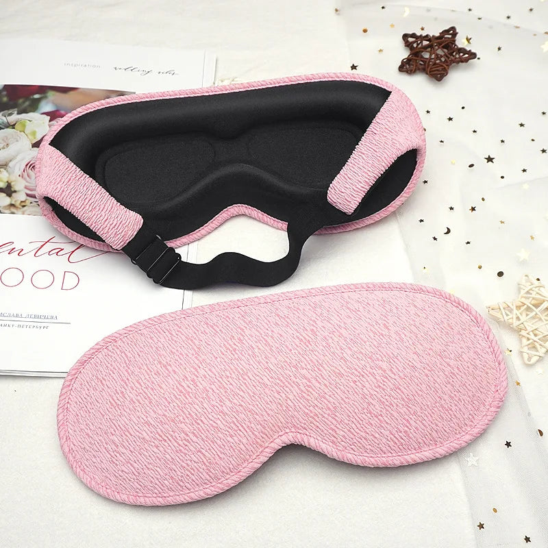 Adjustable comfort Contoured Cup Deep Sleep Eyemask 3d Lash Sleeping Eye Mask for Women Eyelash Extensions
