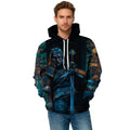 Fitspi Wholesale 3D Digital Printing Custom Anime Hoodie Pullover Sweatshirt