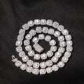 2021 Hip Hop Cubic Zircon Iced Out Charm Link Necklace Silver & Gold Plated Unisex for Anniversary or Gift