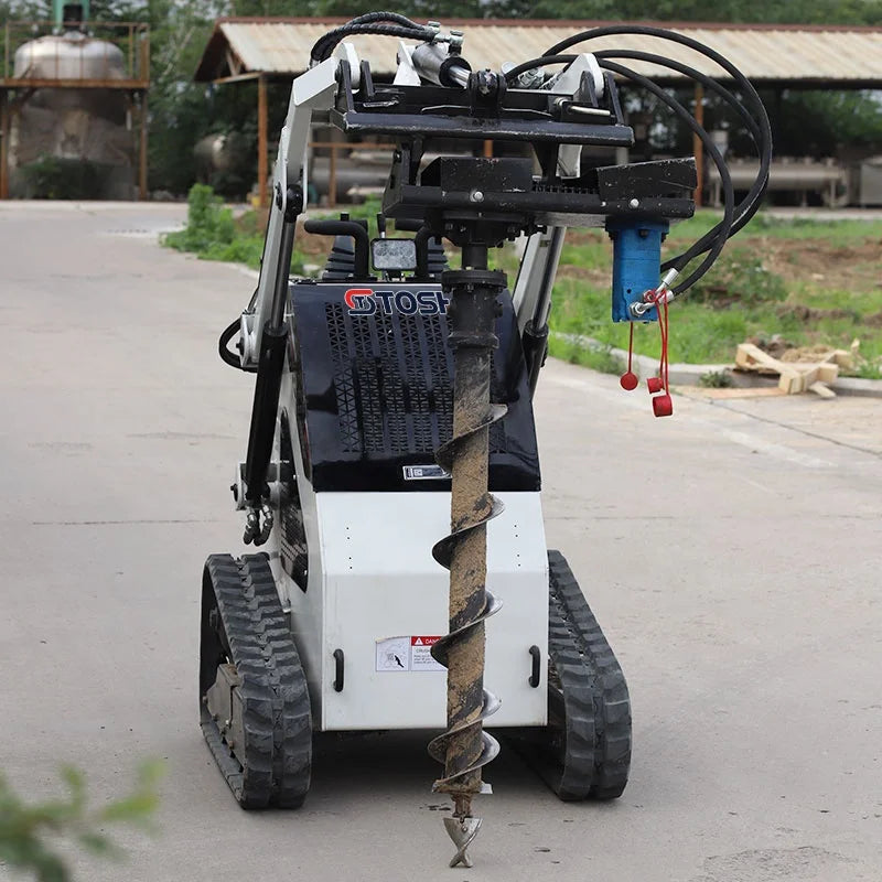TOSH Skid Steer New Model Mini Skid Steer Loader With Auger Drill