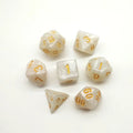 Dice Dnd Marble Acrylic Plastic Blue Dungeon and Dragon Polyhedral Dice Set Acrylic Dice Set for Dnd Rpg Mtg