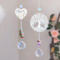 Crystal Suncatchers Fairies Butterflies Birds Owls Trees Window Hanging Drench Your Space Inrainbow Energy