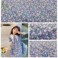 Wholesale 100% Cotton  Custom Digital Floral Dress Fabric Soft Floral Print Poplin for Girls Boys Shirts