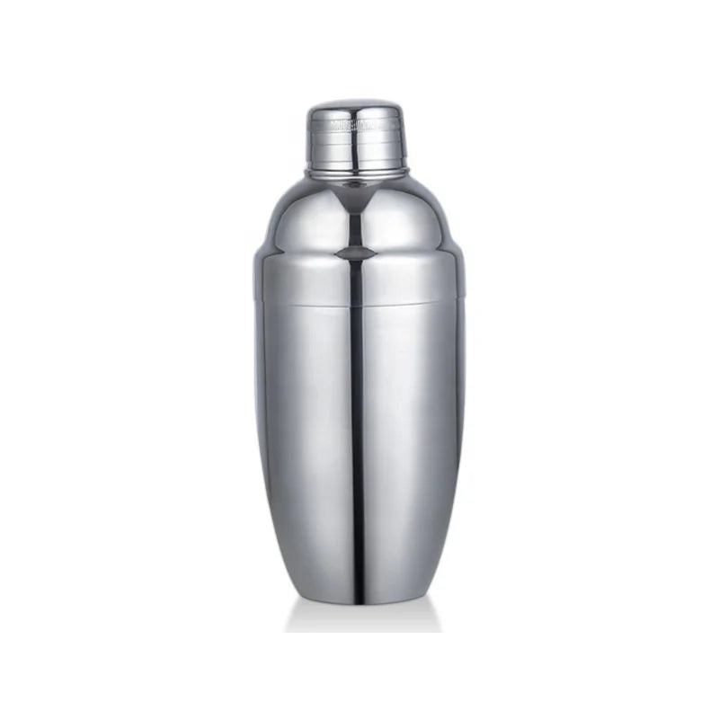 Professional 500ml 3-Piece Stainless Steel Food Safe Eco-Friendly Cocktail Shaker Bartender Standard Martini Mixer Set Classic