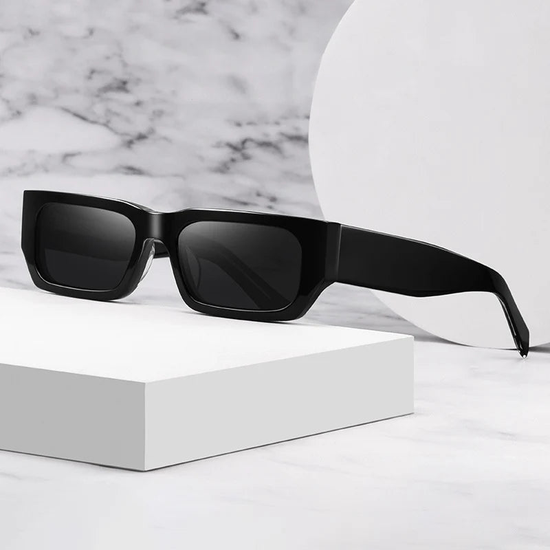 Designer Glasses Men Trendy Custom Small Square Sunglasses for Men Polarized Sunglasses Women 400 Uv 2025 Acetate Sunglasses