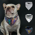 GMTPET OEM Reflective Polyester Christmas Custom Print Personalized Triangle Scarf Dog Bandana