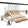 Lavinia Wood Wedding Hangers for Bridal Party Custom Logo Wooden Wedding Clothing Hanger Suit Hanger