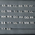 Wholesale Earrings Jewelry Rhodium Plated Letter 26 Alphabet CZ Stud Earring 925 Sterling Silver Fine Jewelry Earrings