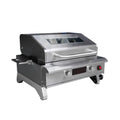 1200W Commercial Grade Electric BBQ Grill with Large 61x22cm Stainless Steel Cast Iron Griddle 450â„ƒ Max Temp Premium Style