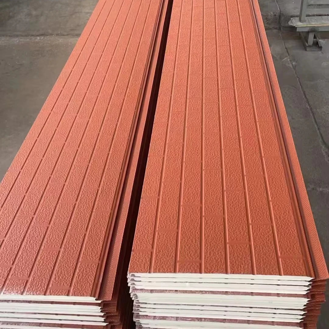 Dining Hotel Bedroom Living Room Construction Polyurethane EPS Sandwich Panels for Exterior for Roof Panels Building