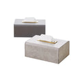 Light Luxury Simple Modern Nordic Home Napkin Holder Leather Tissue Towel Box Cover
