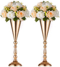 Tabletop Metal Wedding Flower Trumpet Vase Centerpiece