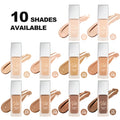 Wholesale Long-Lasting Matte Organic Liquid Foundation Waterproof Mineral Concealer for Dark Skin Tone Whitening for Face Makeup