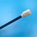 50pcs Rectangle Foam Tip Swabs Black Handle 5.1 Inches Printer Head for Precision Cleaning