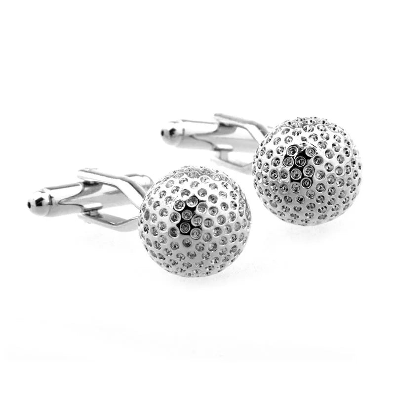 Wholesale Golf Ball Club Elegant Novelty Cufflinks Custom Mens Suit Shirt Fashion Accessory Wedding Tuxedo Trendy Jewelry Gift