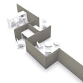 Sound Proof Single Office Cubicle Private Pod Workstation Call Center Office Partition for Sale