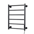 FEIDU Modern Wall-mounted 304 Stainless Steel 6-Bar Heated Towel Rack Electric Digital Display 3-Year Warranty 220V Home Hotel