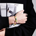Craft Wolf Cute Accessories Chain Bangle Bohemia Style Colorful Bead Ceramic Bracelet for Girl Jewelry Factory