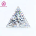 Yingma Factory Wholesale Price VVS1 D Colorless Triangle Cut Moissanite Diamond Loose Moissanite Stones for Jewelry Making