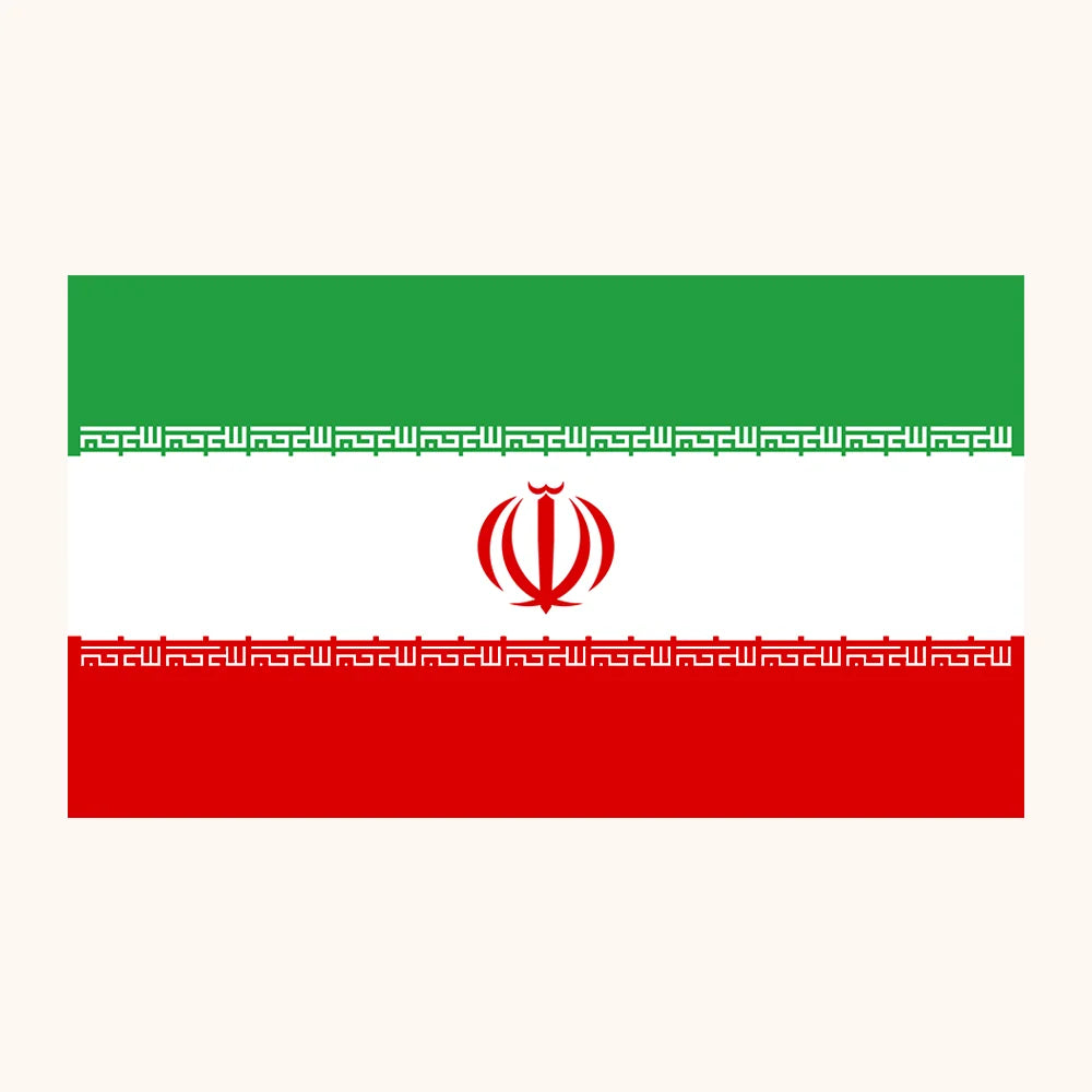 Ready to Ship Fast Shipping 100% Polyester Flags 3x5ft Iran All Country Flag