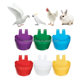 YTU LMB26 Racing Pigeon Supplies Accessories Wholesale Bird Poultry Quail Water Drinker Plastic Rabbit Feeder
