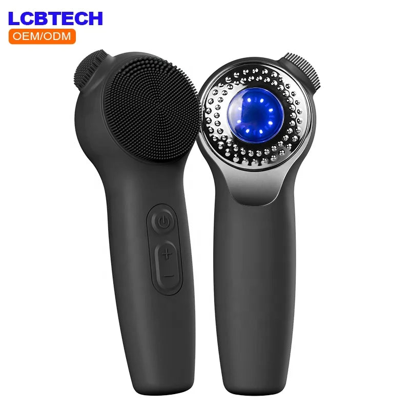 Portable Deep Pore Exfoliating Blackhead Electric Sonic Facial Cleansing Brushes Cute Rechargeable Beauty Care Face Brush