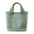 Wholesale New Arrival Fashionable Cotton Canvas Tote Bag Bucket Shape Strong Waterproof Reusable Eco-Friendly Fruit Shopping