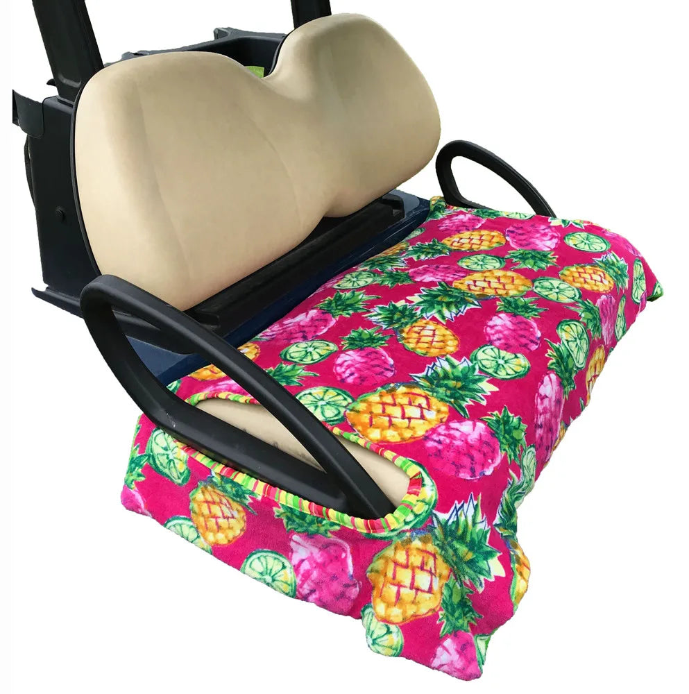 Golf Cart Seat Cover Towel Quick Drying Print Cotton Golf Carts Towel Seat Cover