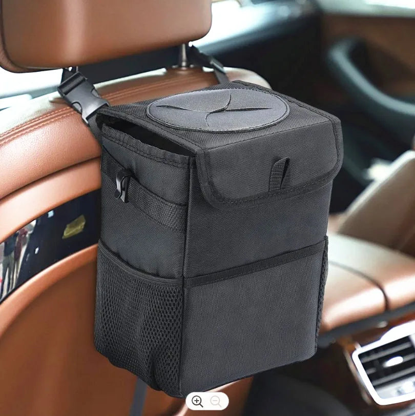 Creative Oxford Fabric Folding Storage Box Durable Waterproof Multipurpose Trash Bin Car Trash Can Bags