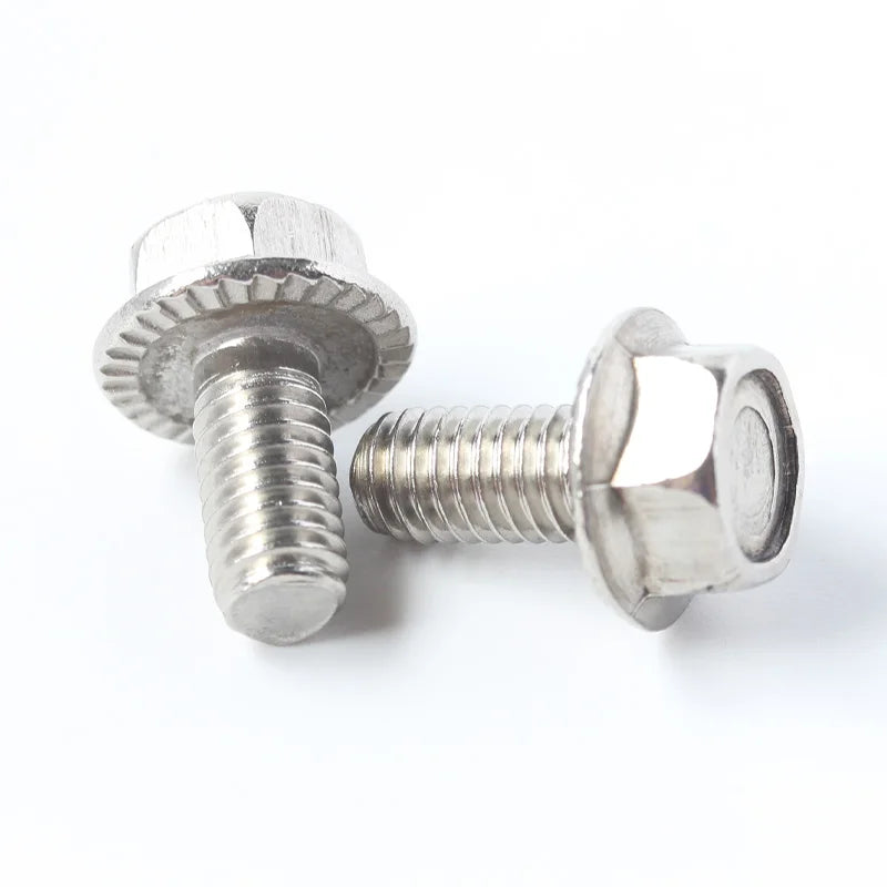 GB5787 304 Stainless Steel A2-70 Bolts and Nuts 304 Hex Flange Bolts