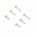 ERESI 20g 18g 16g Titanium Unique Threadless Push Pin Flat Back Lip Labret Stud Piercing Jewelry Accessories Findings