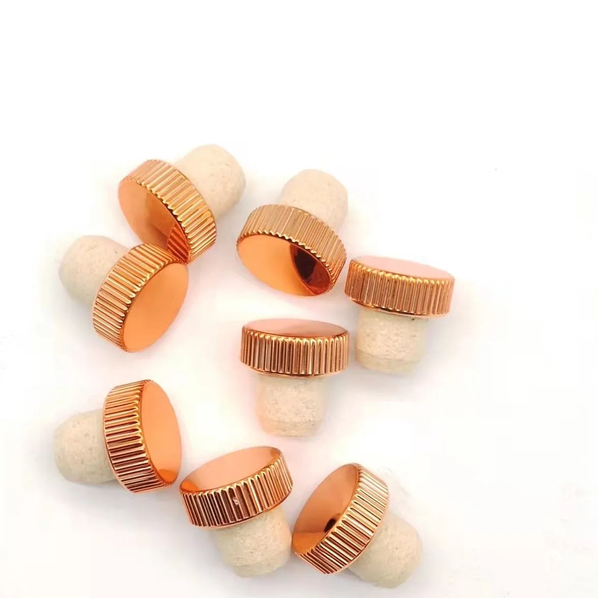 Wholesale New Design Bottle Stopper Red Wine Bottle Cork Wood Cap Polymer Stopper Bottle Cork