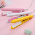 2025 New Mini Portable Hair Curler and Straightener Dual-Use Bangs Do Not Hurt Manual Electric Wired Hair Straightener