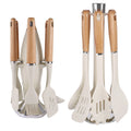 Manjia 2024 Heat Resistant Non-Stick Kitchen Cooking Tools Silicone Spatula Set Kitchen Accessories Utensil Set