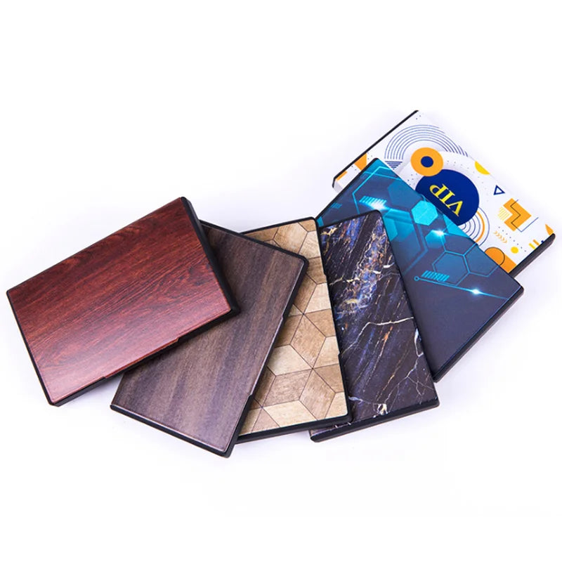2025 Hot Sale Stainless Steel Custom Metal Card Holder Business Name Card Case Silk Printing