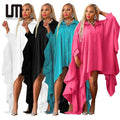 Liu Ming Wholesale Elegant Women Clothing African Long Sleeve Polyester Shirt Dress