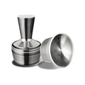 1 Pod 1 Tamper Wareset Hot Sell Rechargeable Barista Reusable Coffee Capsules Refill Inox Universal Coffee Capsules