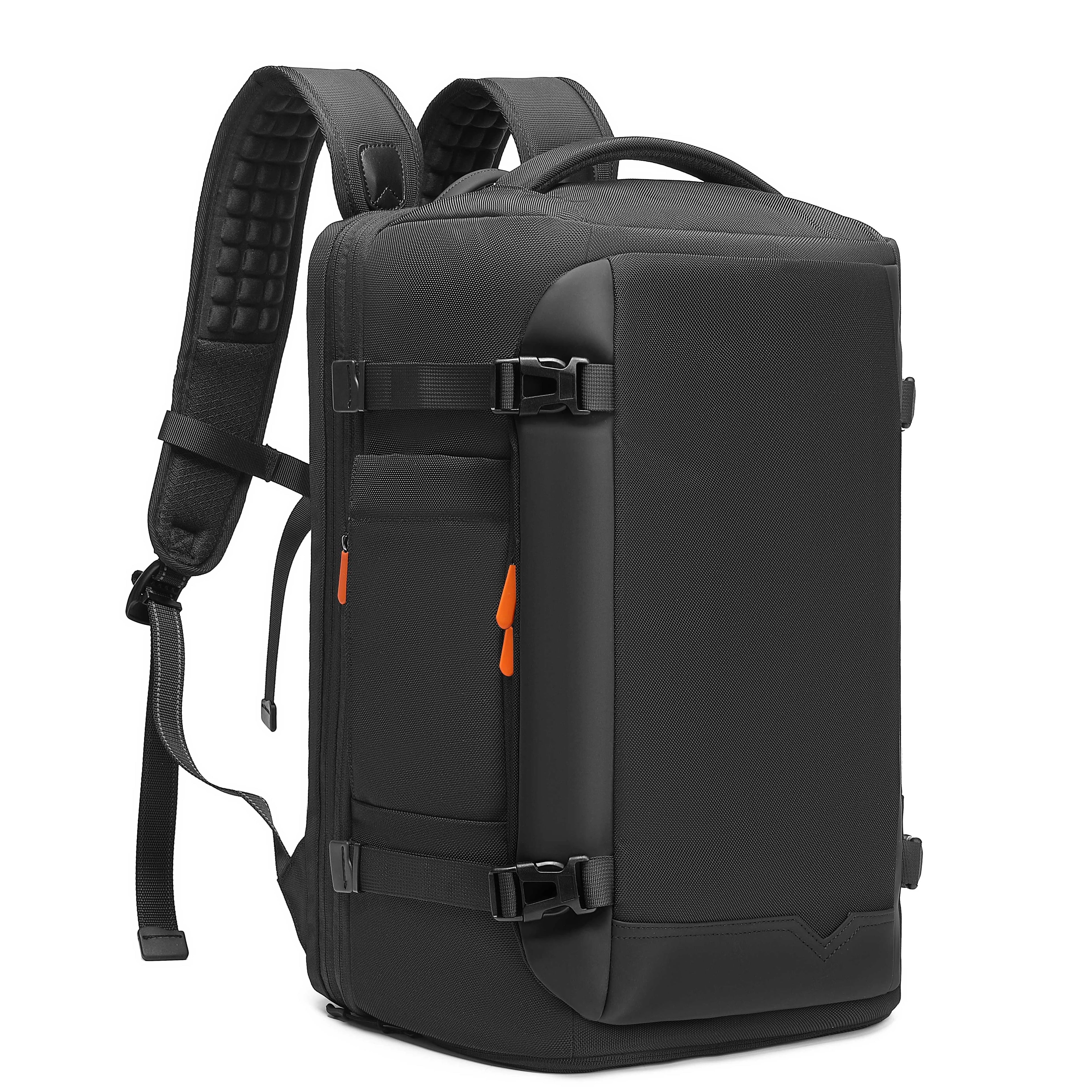 EURCOOL Factory 50L Business Style Backpack Waterproof Water Resistant Hiking Daypack with USB for Camping Travel Outdoor Sport
