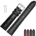 Genuine Leather Straps Ladies Men Cow Watch Strap for Samsung Galaxy Watch 42mm 46 Gear S3 22mm 20mm for Huawei Watch 2 Band