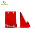 Custom Retail Cardboard Gift Card Counter Top Display Store Counter Display