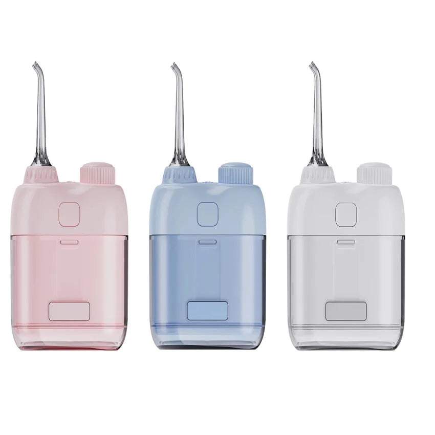 Factory Price Customized Wireless Rechargeable Travel Portable Compact Water Flosser 70ml Water Tank Oral Irrigation