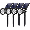 Led Solar Garden Light Outdoor Waterproof Lawn Light Two In One Wall Light Solar Landscape Spotlight