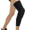 Custom Spandex Honeycomb with EVA Knee Pads Basketball Protective Knee Compression Long Leg Sleeve