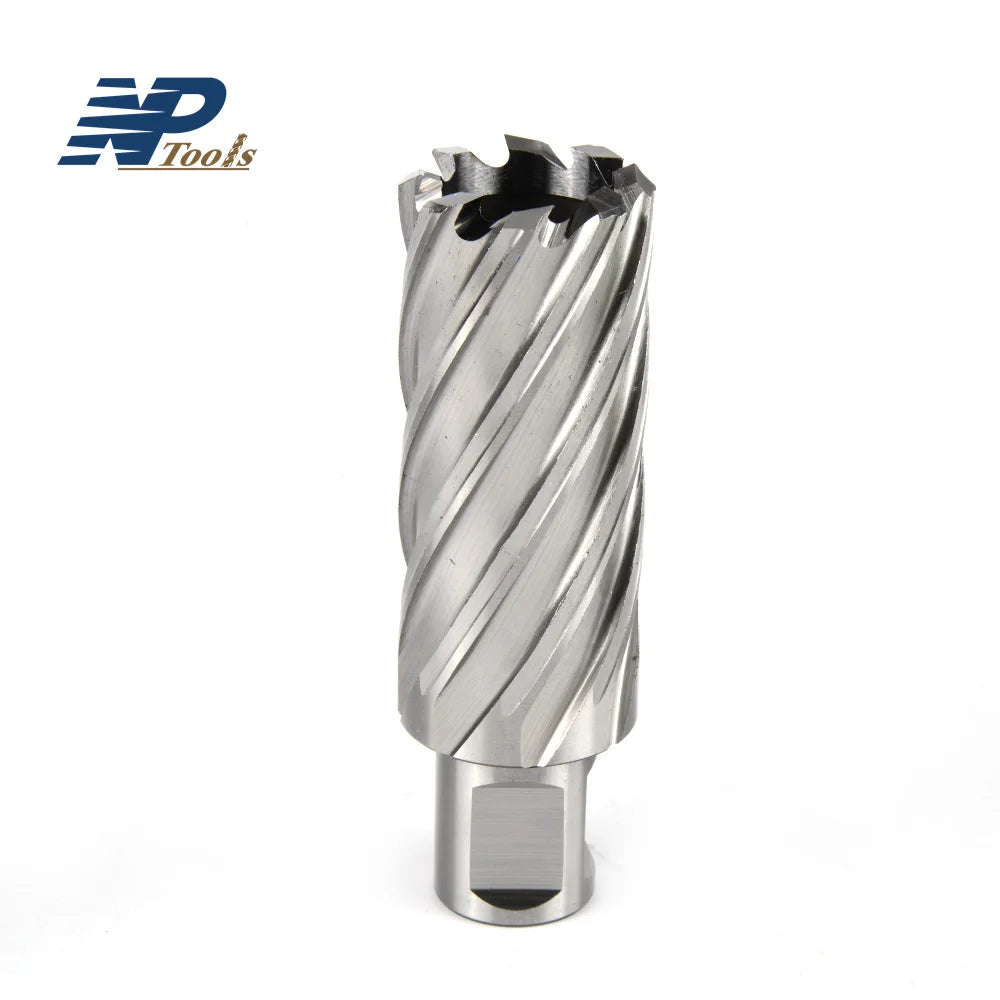 Naipu HSS Broach Weldon Shank HSS Annular Cutter Core Drill Hole Cutter for Magnetic Drill Machine Metal Cutting