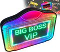 Happy Birthday LED VIP Scrolling Text Programmed Message Digital Screen Letters Star Board Sign Bottle Presenter for NightClub