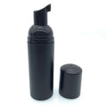 Matte Black 60ml Mousse Foamer High Quality Cosmetic Plastic Bottles with Foam Pump Black Bottles Facial Cleanser Bottle