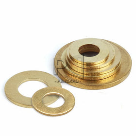 Brass Flat Washer Shim Brass Gasket M2 M2.5 M3 M4 M5 M6 M8 M10 M12Meson Pad Sheet Metal Collar