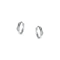925 Sterling Silver Geometric Jewellery Minimalist Spiral Earrings 18K Gold Plated Huggies Circle Retro Twisted Hoop Earrings