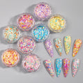 Paso Sico Japanese 3D Nail Art Set Manicure Shiny Glitter Sequins DIY Colorful Mixed Supplies